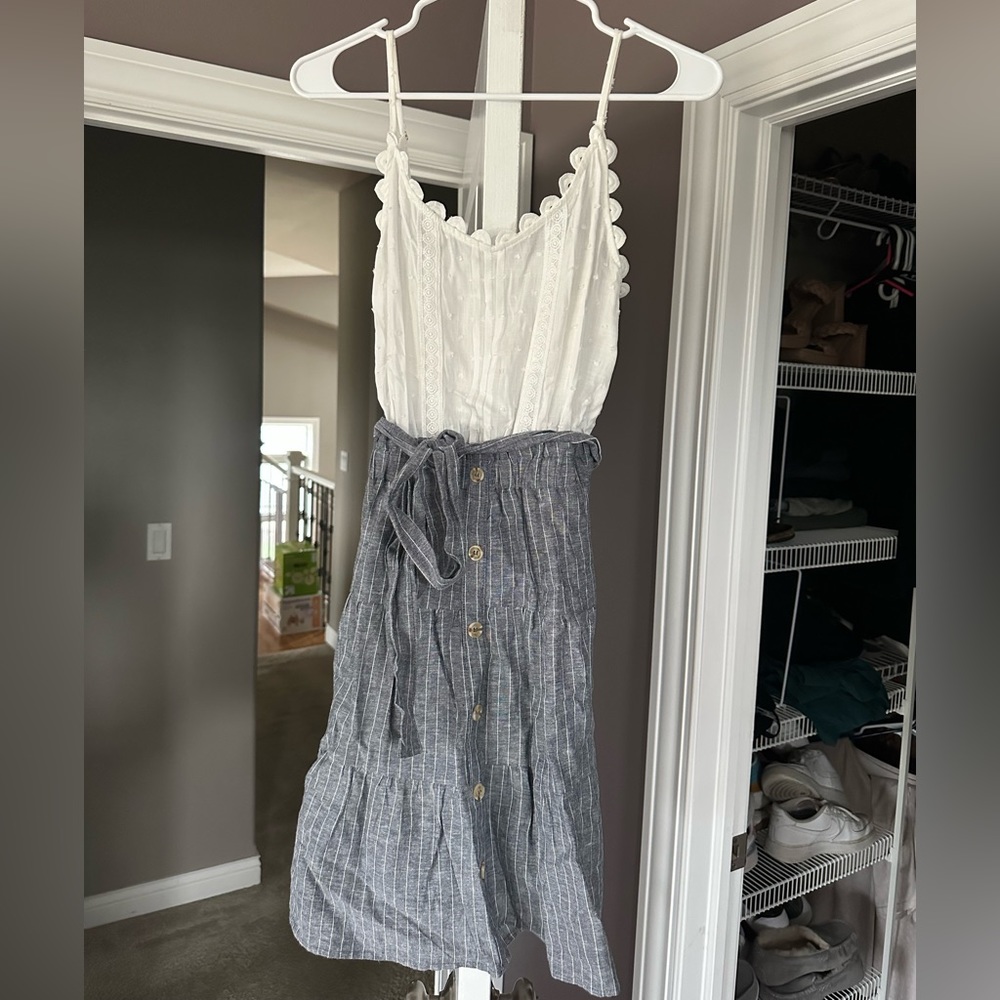 MINE white and black dress - size small